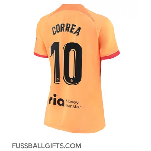 Atletico Madrid Angel Correa #10 Fußballbekleidung 3rd trikot Damen 2022-23 Kurzarm